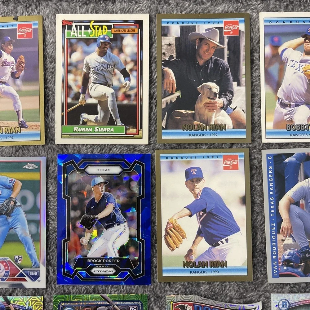 Texas Rangers‎ Baseball 24 Card Lot - Rookies, Stars, Inserts, Parallels